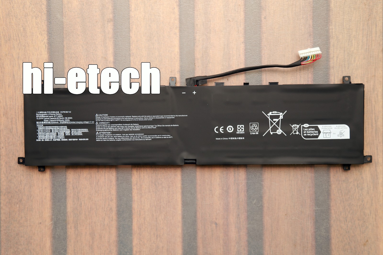 New Genuine BTY-M6M3 OEM Battery for Msi Raider GE78HX MS-15M1/15M2 MS-17S1/17S2