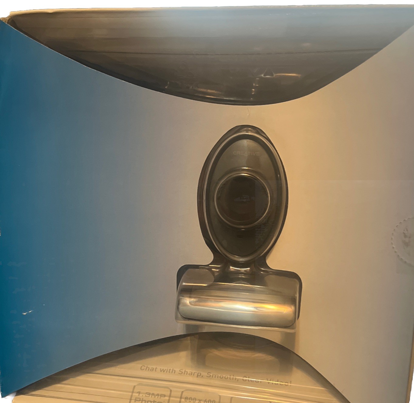 Black CREATIVE Live Cam Video IM Pro Webcam Built-in Microphone USB (2006) Open