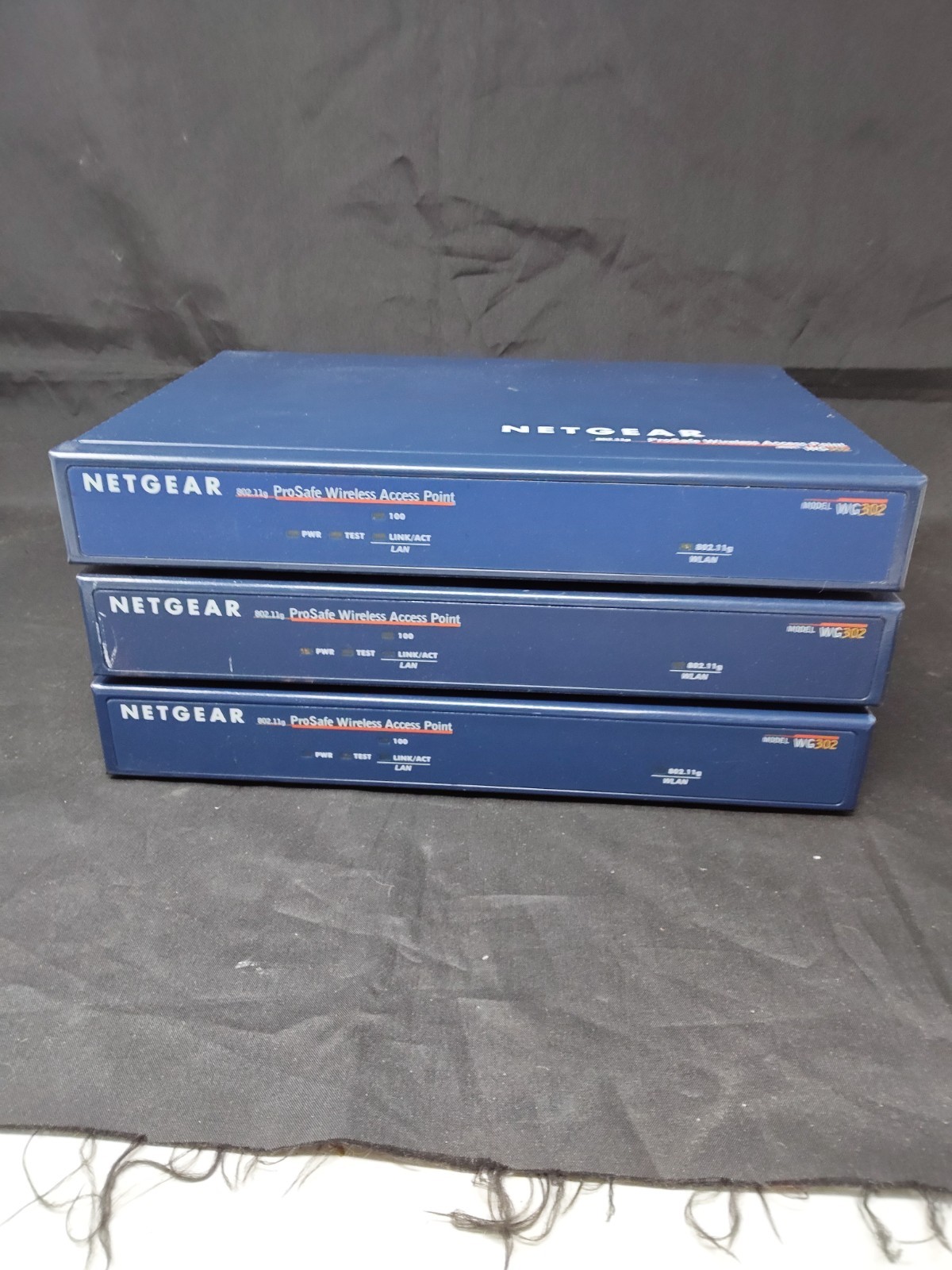 Netgear WG302 ProSafe Wireless Access Point 802.11g - Lot of 3