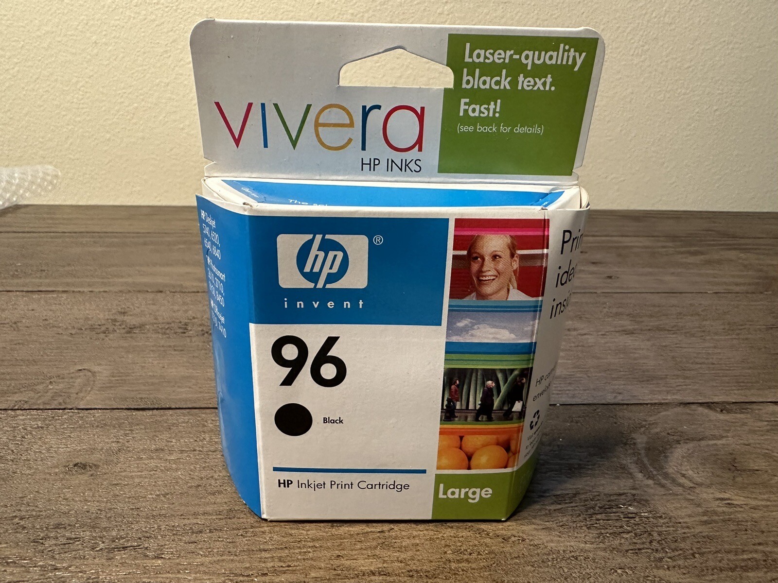 Genuine OEM HP 96 Black Ink Cartridge Large 2.1 ml Vivera C8767WC (EXP Mar 2006)