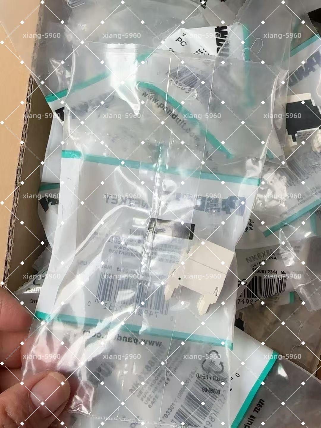 Panduit NetKey NK6X88MIW Cat6a Keystone Jack White Module (Qty 50) 
