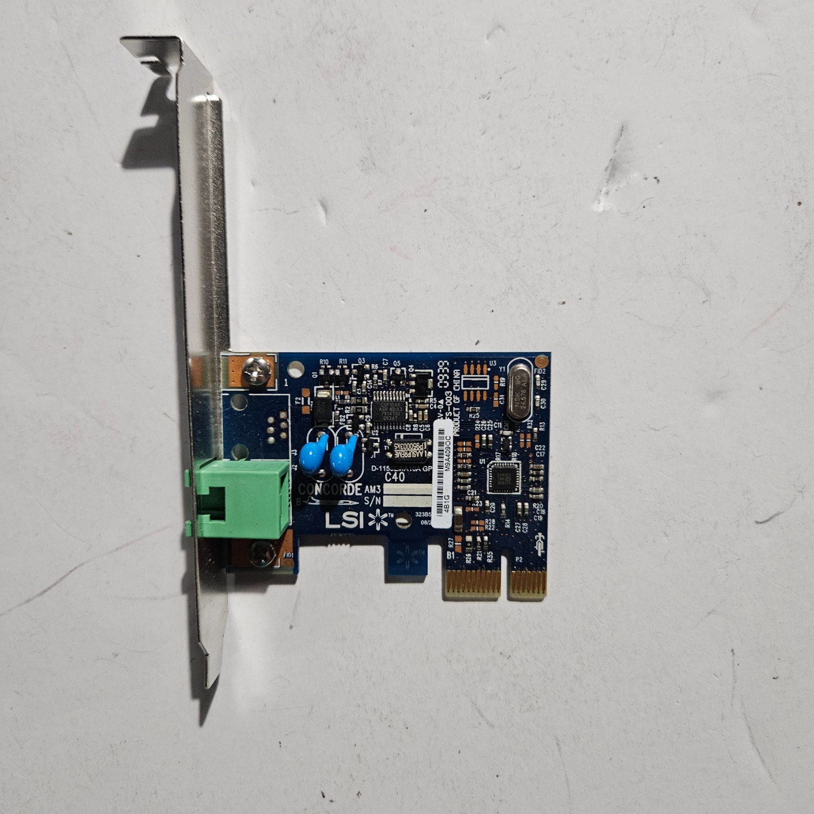 HP LSI Concorde 503095001 56K FaxData Modem Card PCIe G2U