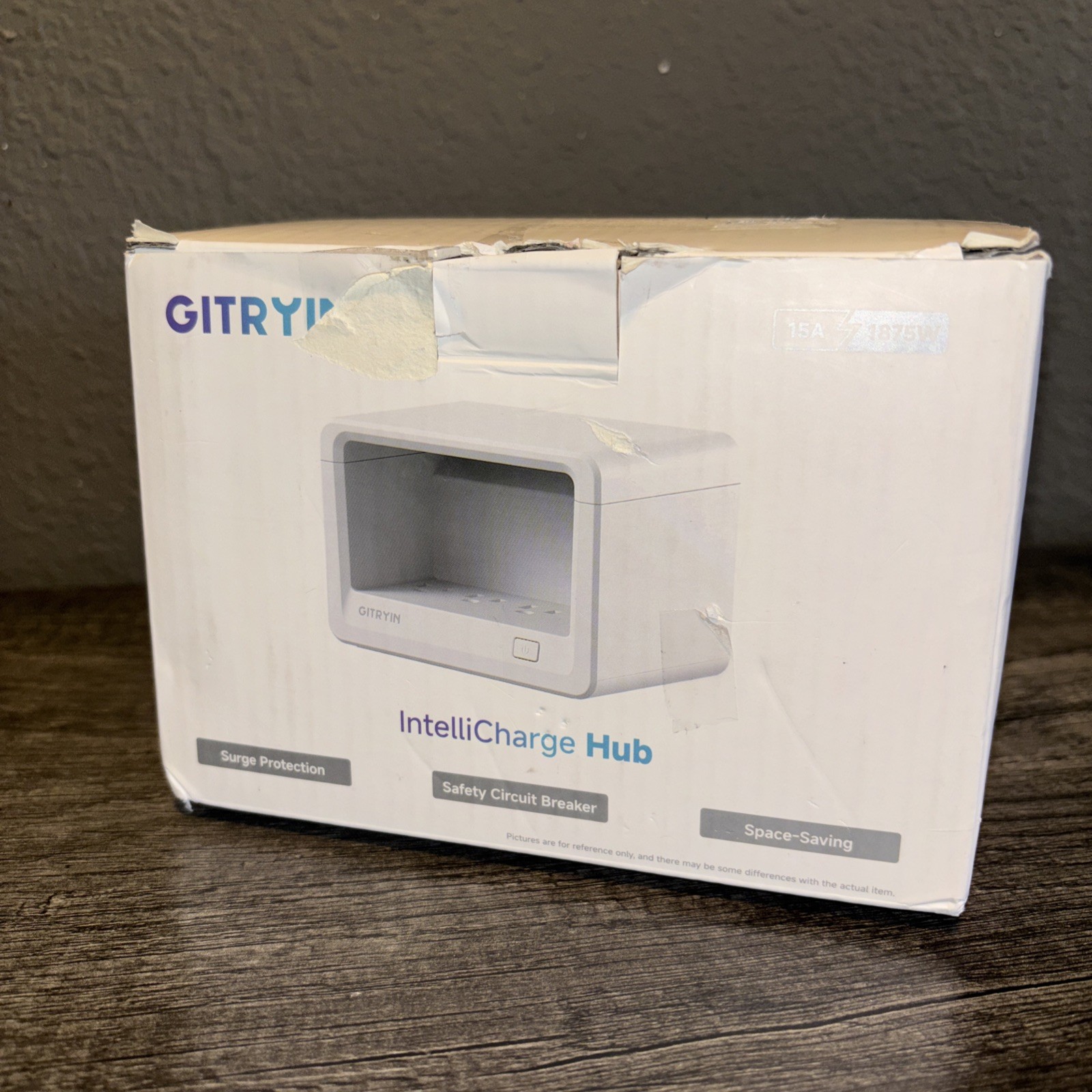 Gitryin 12-in-1 IntelliCharge Desktop Power Hub 1875W GaN | 8 AC Outlets