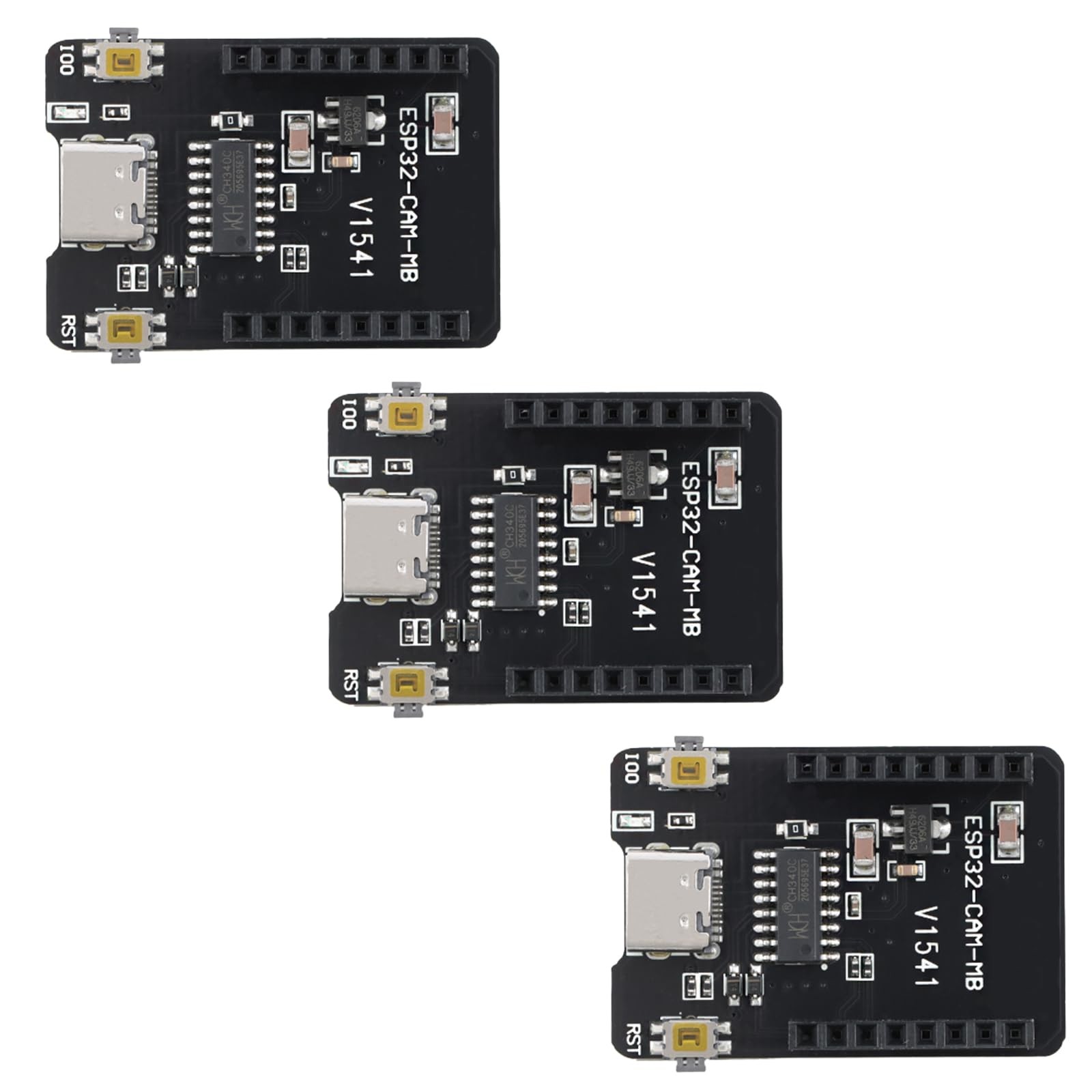 3pcs ESP32-CAM Baseboard CH340 Type-C Interface for ESP32-CAM Module Programming