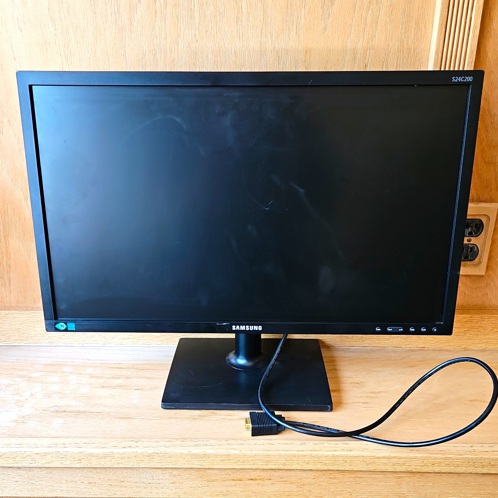 Samsung SyncMaster S24C200BL 24" LCD 1080p Monitor DVI VGA Black