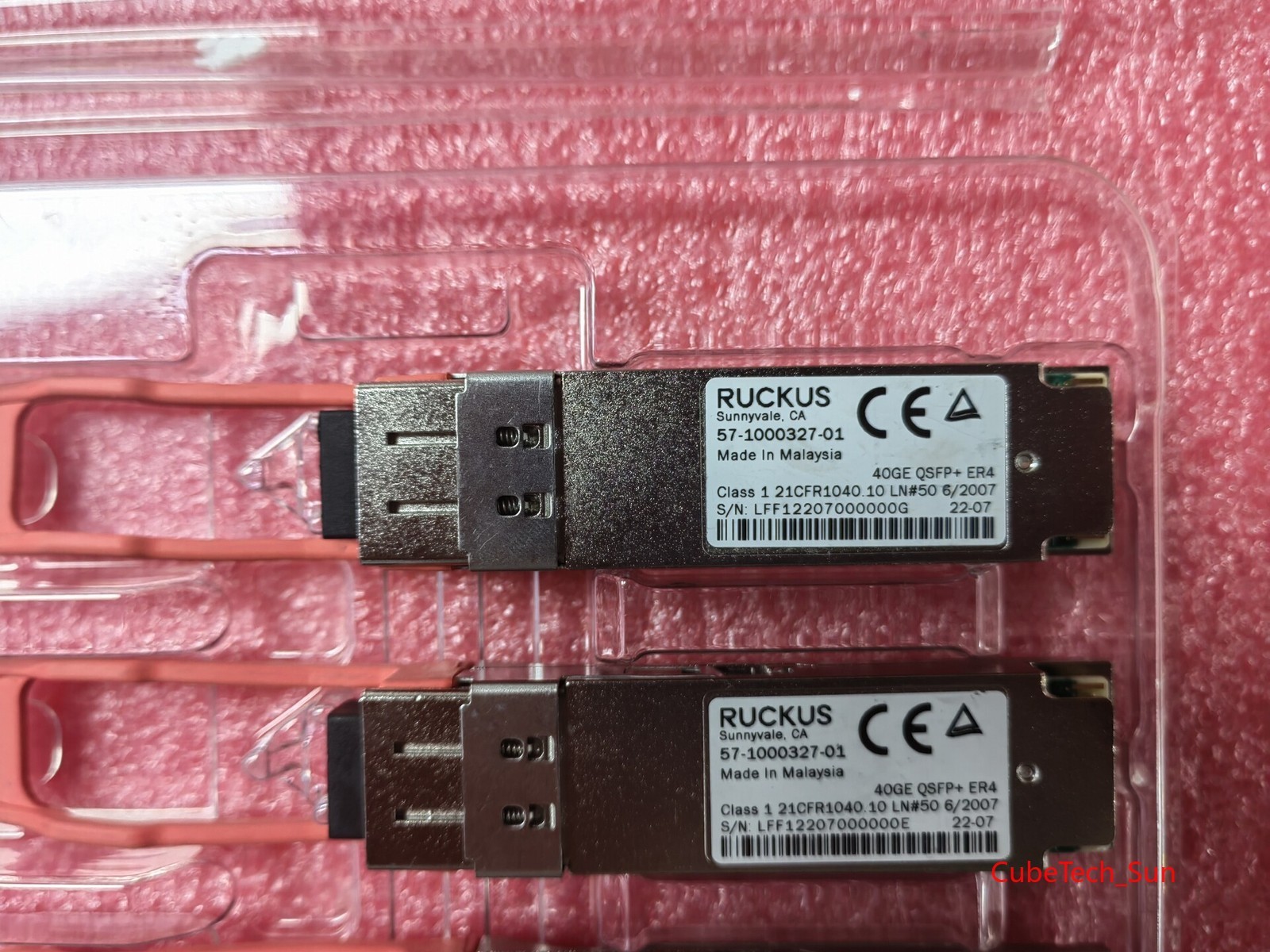 1PC RUCKUS E40G-QSFP-ER4 57-1000327-01 QSFP+ ER LC 40km Optic SMF