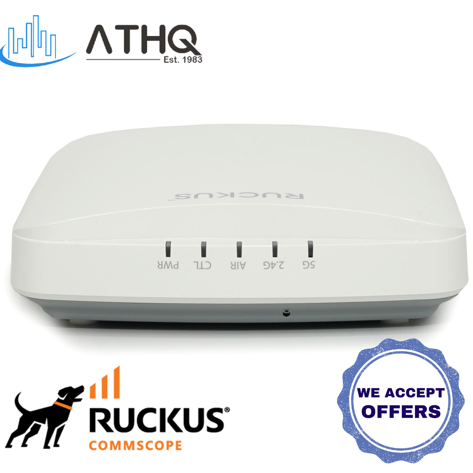 Ruckus 901-R350-WW02 802.11ax PoE Wireless WiFi 6  Access Point Dual Band