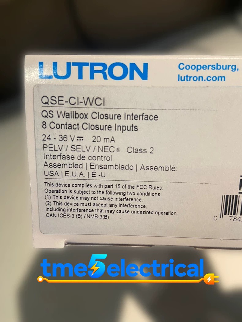 Brand New LUTRON QSE-CI-WCI Input Module New Spot Goods Fast Shipping