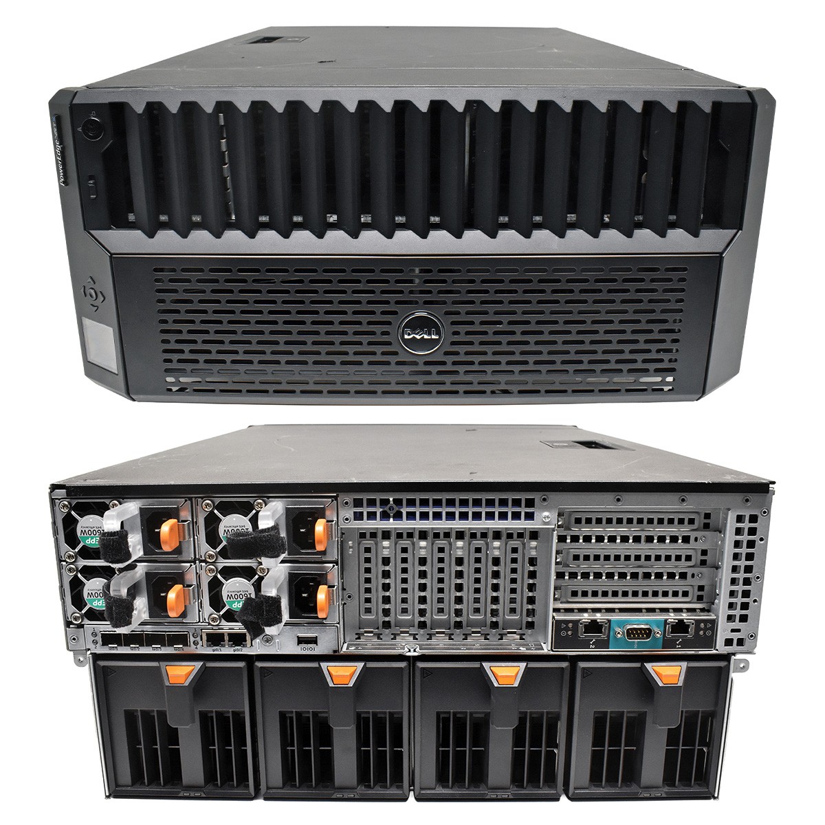 PowerEdge VRTX 4x 1600W PSU 4x Fan Modules 2x Perc8 2x CMC 034V0R 25x SFF 5U Rack