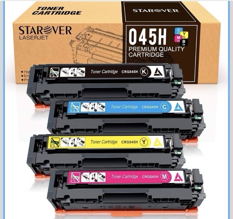 STAROVER Compatible Toner Cartridges Replacement for Canon 045 045H CRG-045H ...