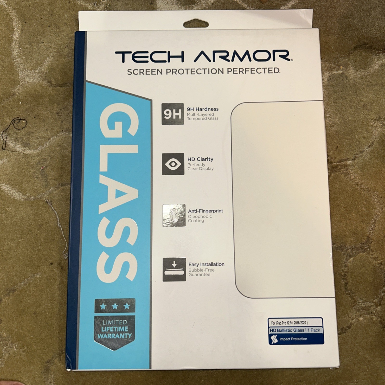 Tech Armor Ballistic Glass Screen Protector Apple iPad Pro 12.9 (2018/2020)