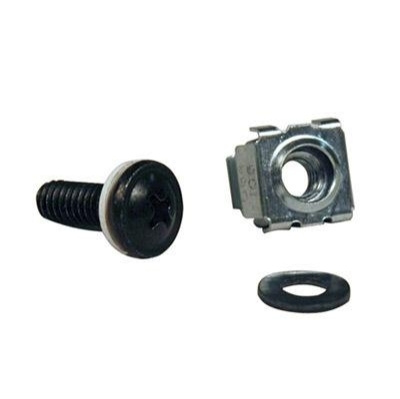 Tripp Lite SmartRack Square Hole Hardware Kit with 50 M6 Screws and Washers