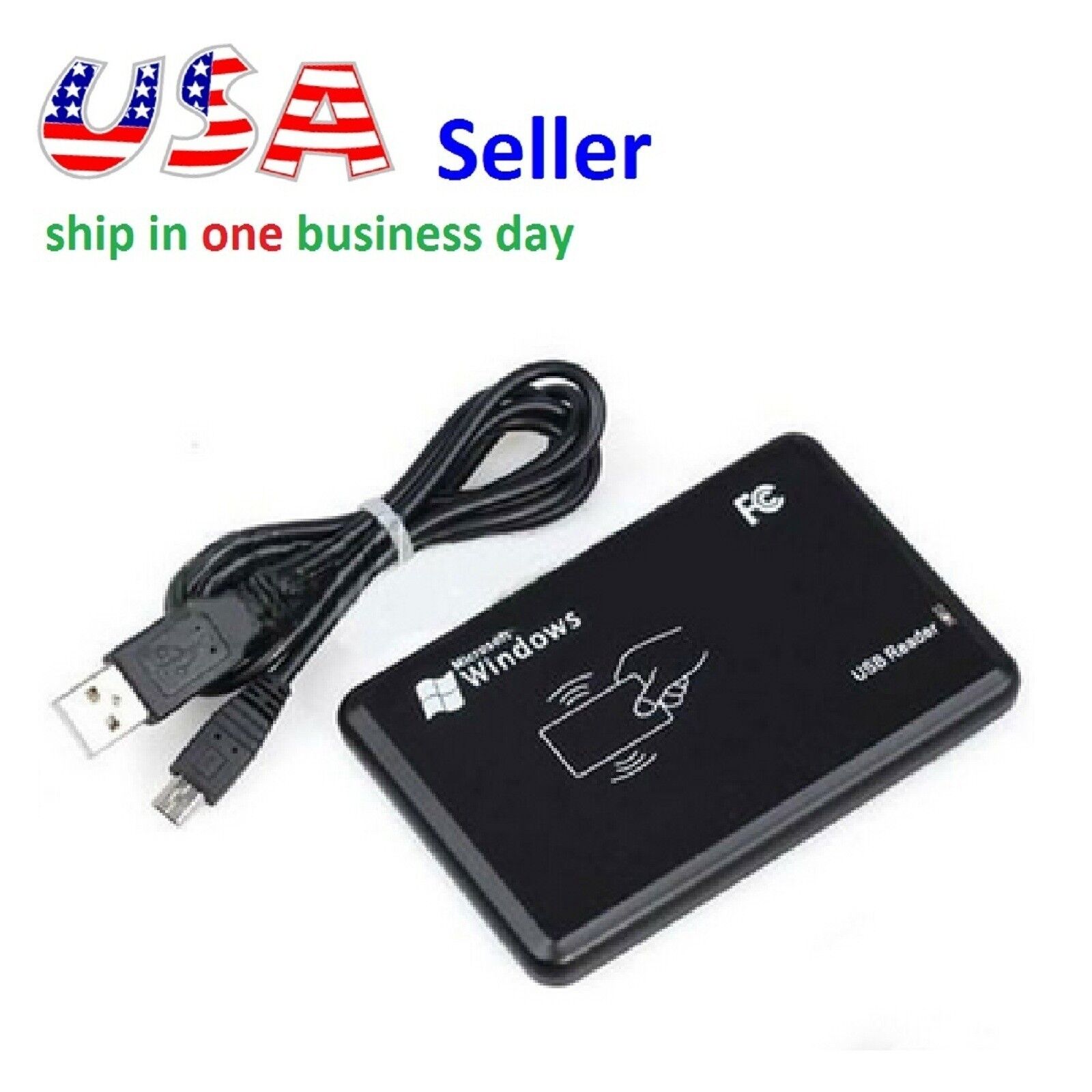 125kHz USB RFID Contactless Proximity Sensor Smart ID Card Reader EM4001/EM4100