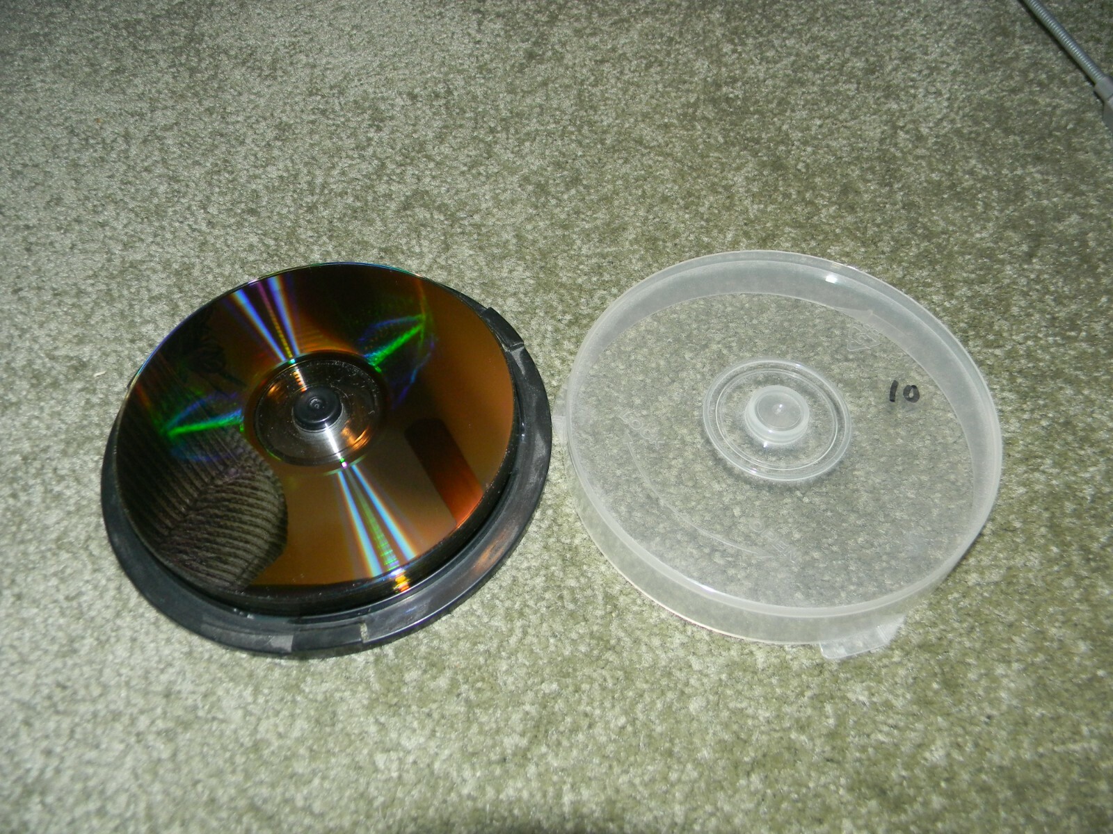 Qty 10 Open Box Blaze 4 X Speed Blu-Ray Disc Single Sided 1 Layer GB 
