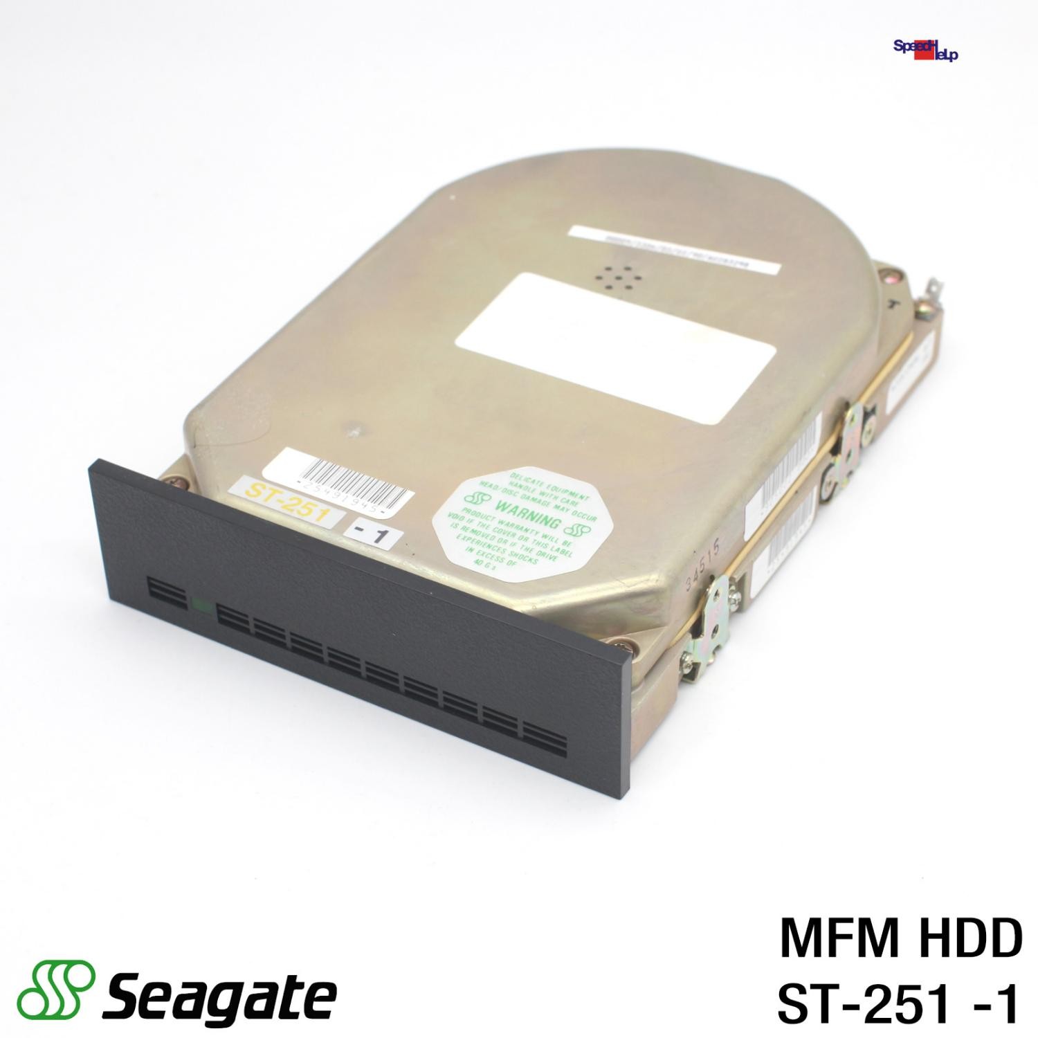 Seagate ST-251 / -1 Vintage MFM 5.25" HDD 42MB 40MB Boot DOS Disk Old PC
