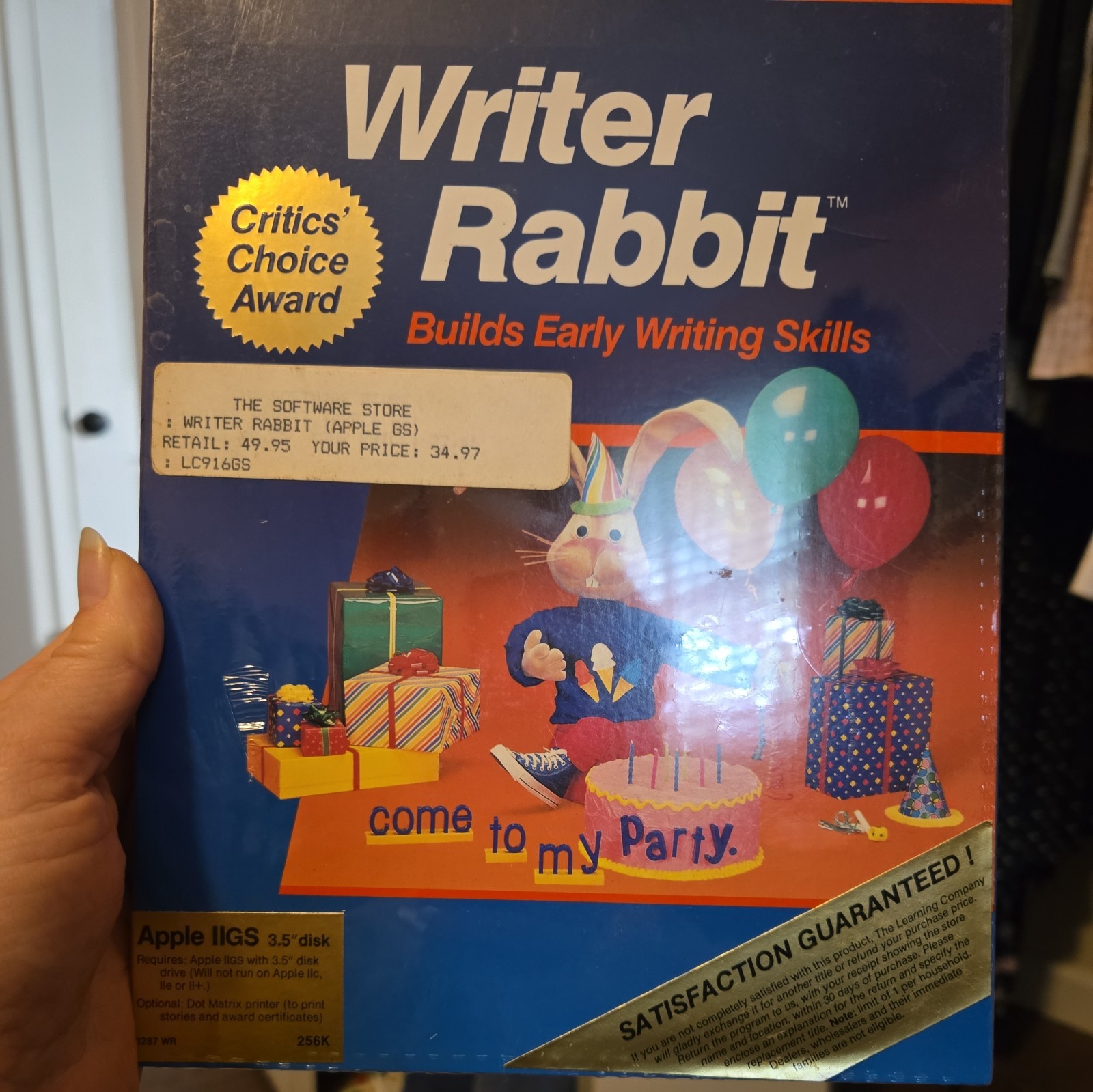 Writer Rabbit - Apple II - Brand New Sealed