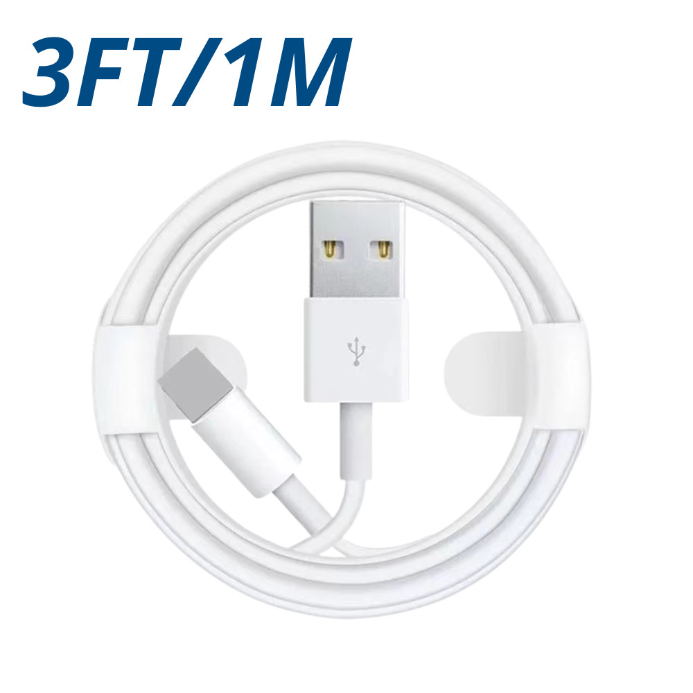 1/3Pack USB Fast Charger Cable For Apple iPhone 13 11 8 6 14 Charging Cord 3/6Ft