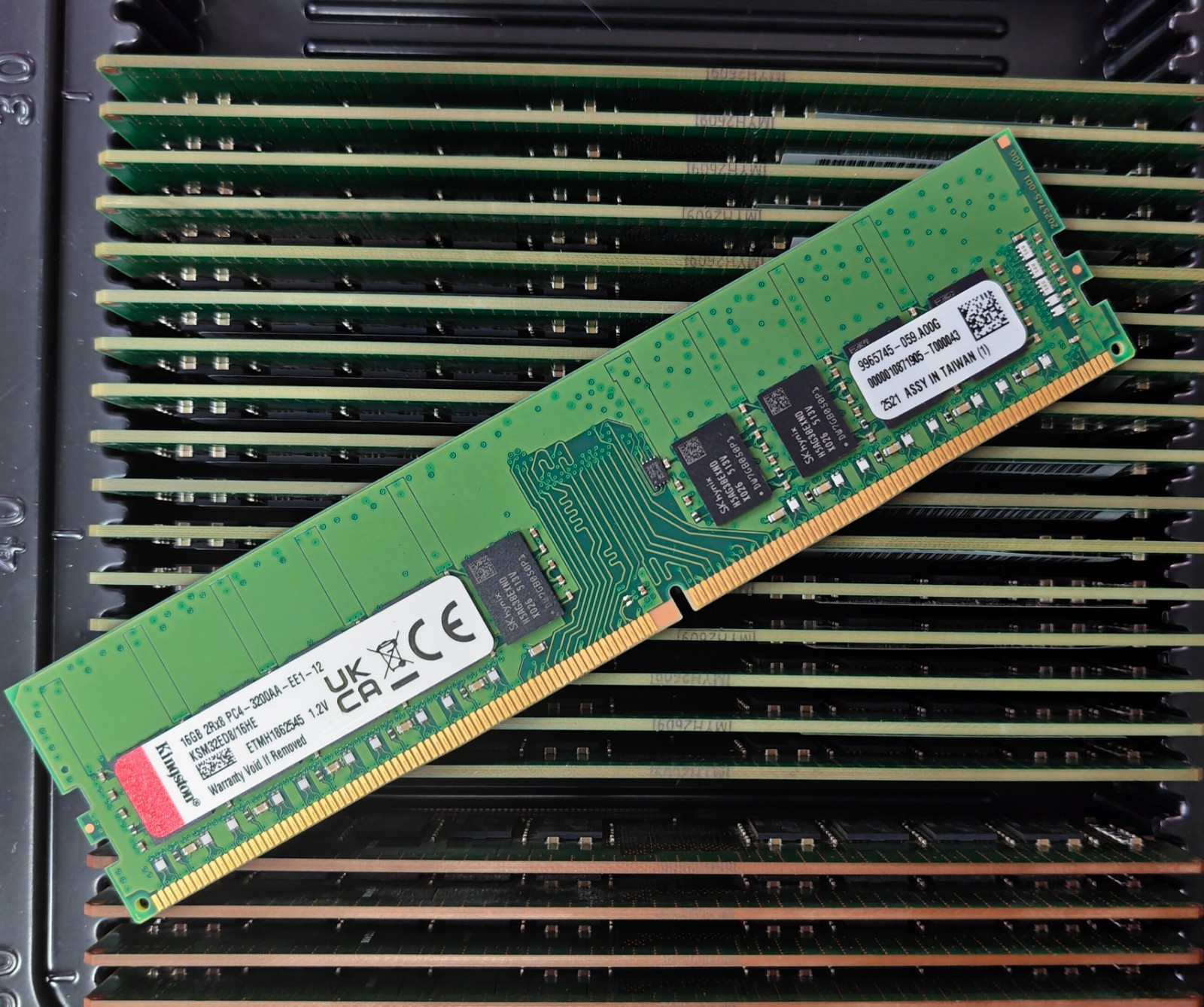 Kingston 16GB DDR4 3200 ECC UDIMM RAM  9965745-059.A00G  PC4-25600 KSM32ED8/16HE
