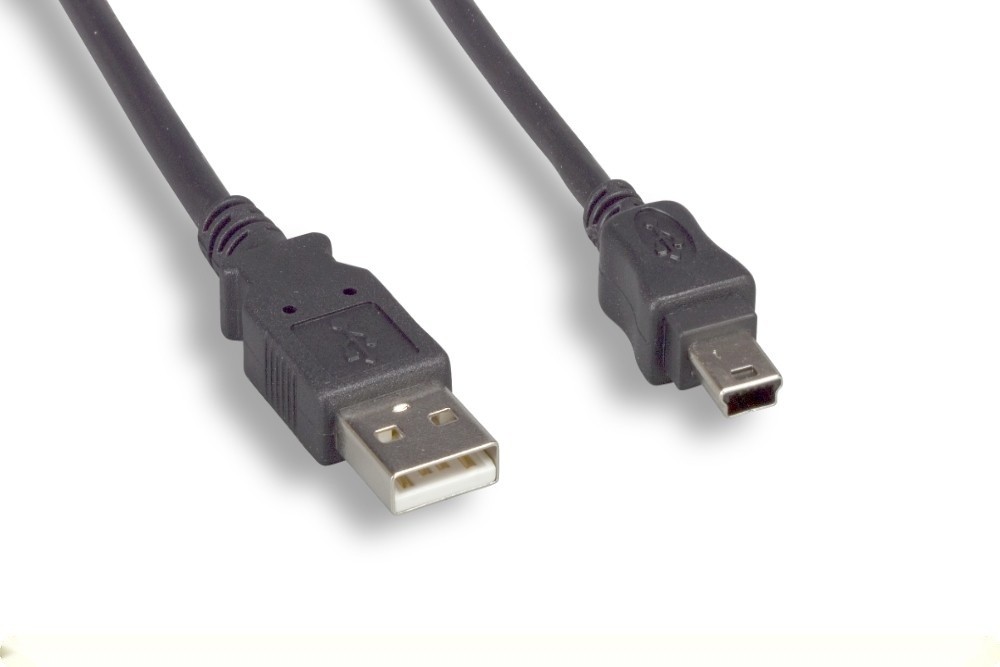 USB-A to Mini-B 5-Wire Camera Cable 6FT MiniB