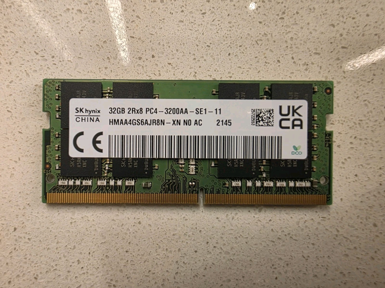SK hynix 32GB DDR4 PC4-3200 Open Box