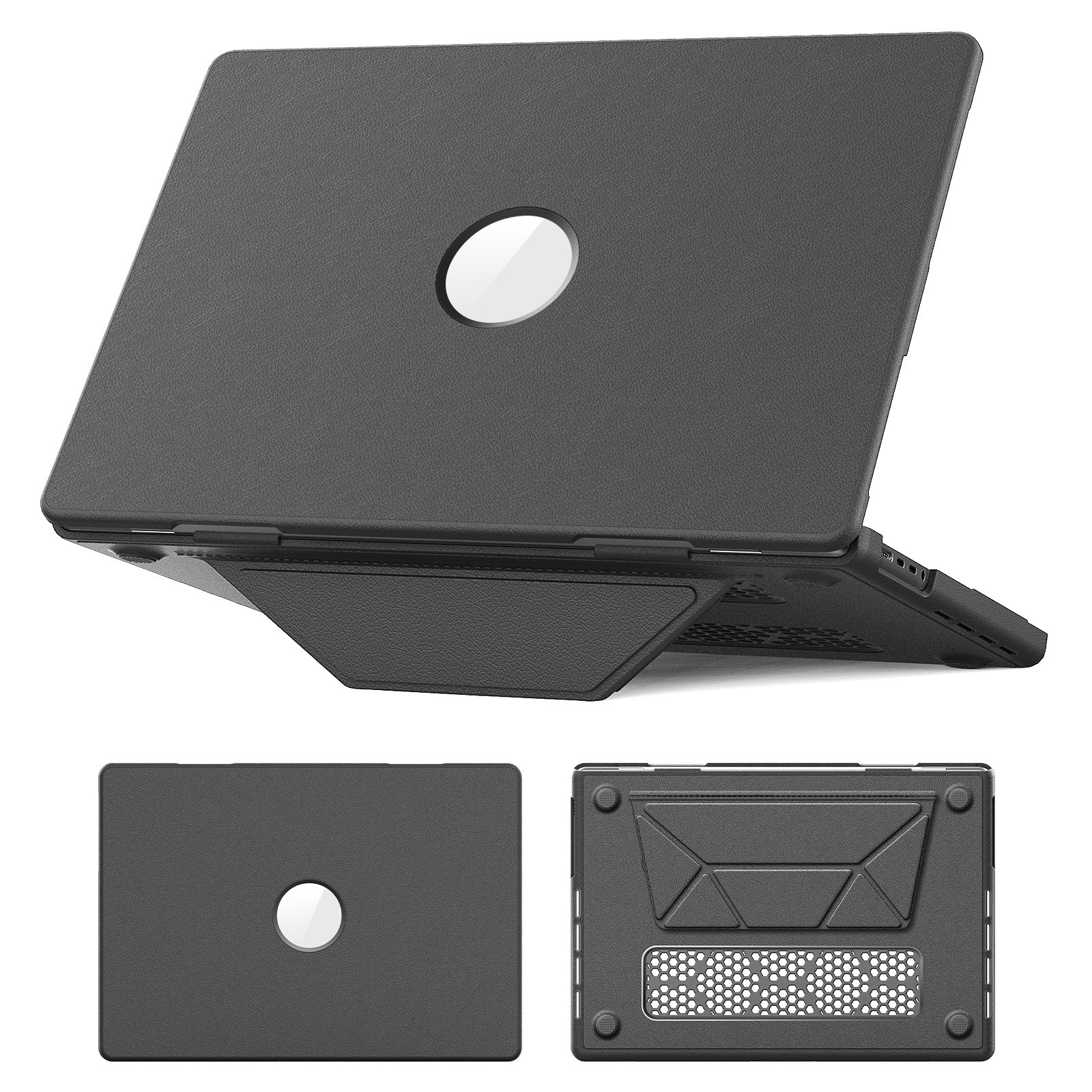 Leather Sleeve Heat Dissipation Case For Apple MacBook Air/Pro 14 15 16 M5/Neo