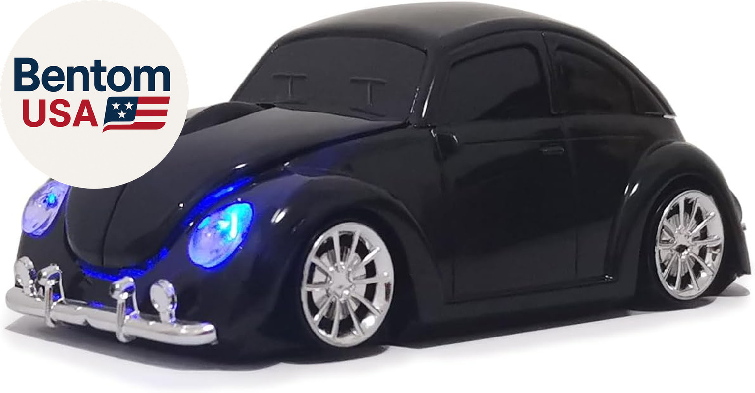 Car Mouse for Computer, Cool and Cute Car-Shaped Mouse, Wireless 2.4Ghz Optical 