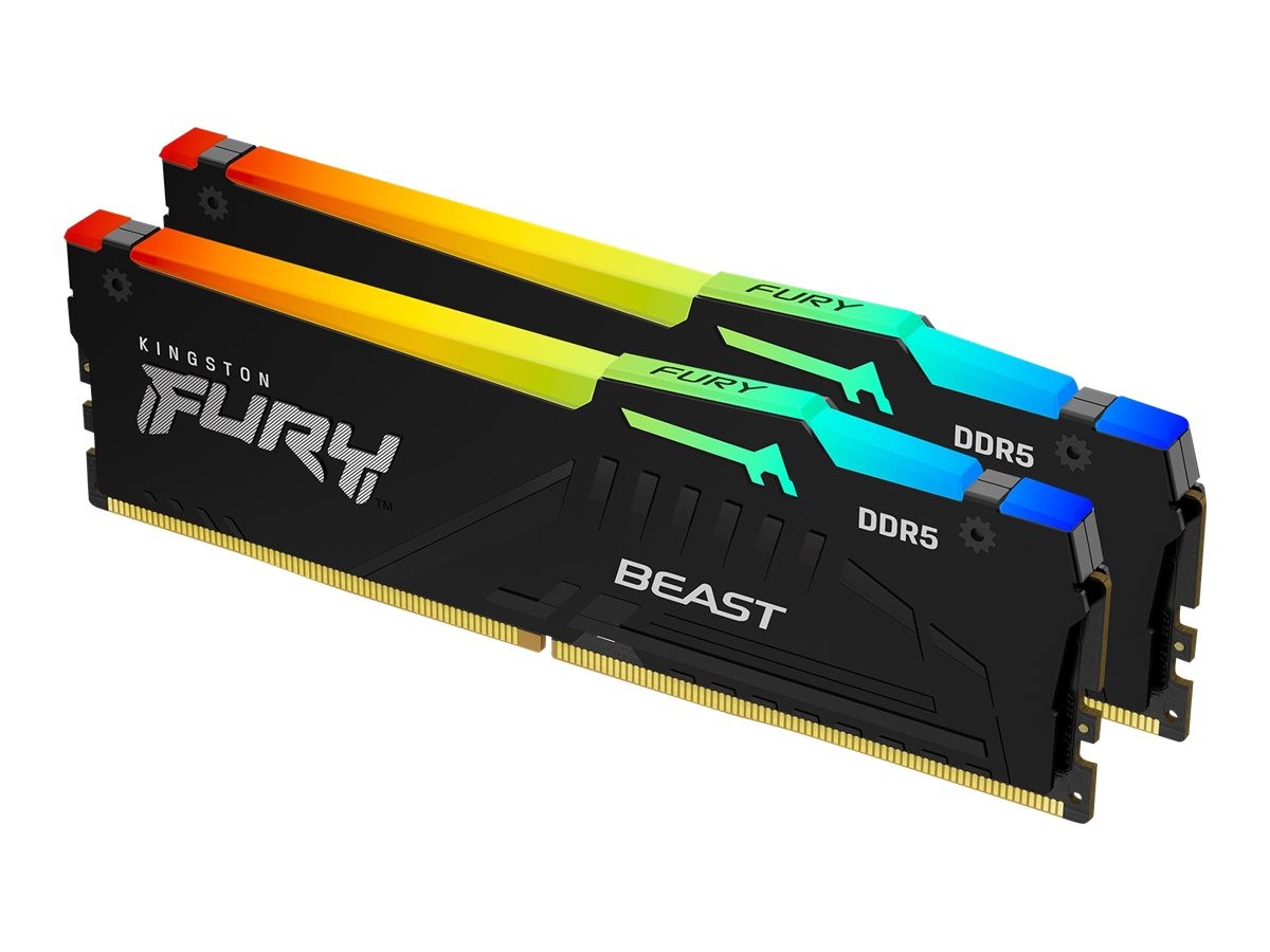 Kingston Fury Beast 6000 MT/s CL36 DIMM Kit Rgb EXPO 16GB KF560C36BBEAK2-16