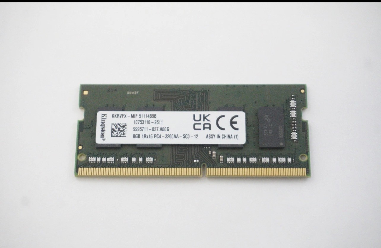 9995711-027.A00G Kingston 8GB DDR4 PC4-3200AA SO-DIMM