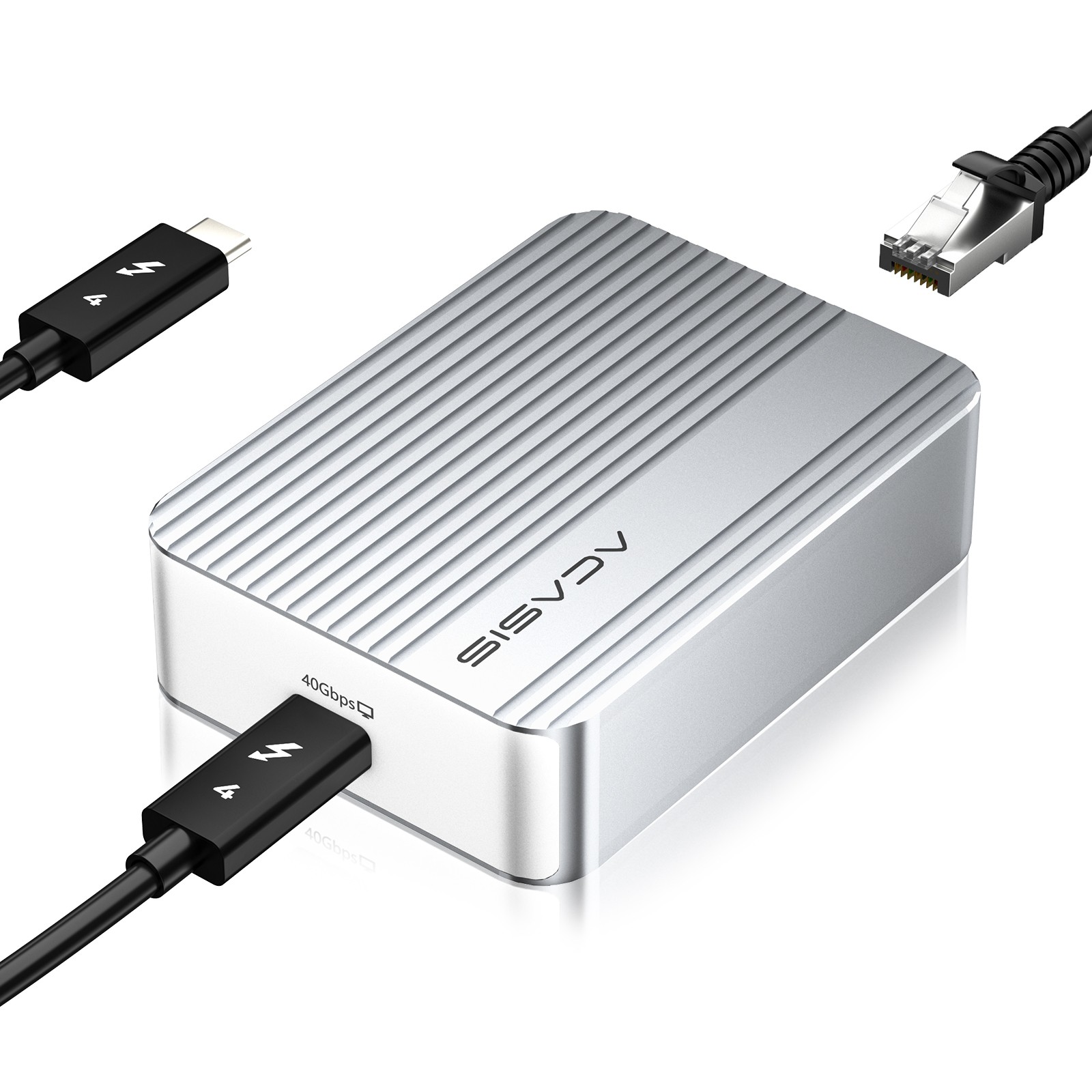 Acasis USB 4 10GbE USB Type C to RJ45 Ethernet Network Adapterfor Laptop/PC