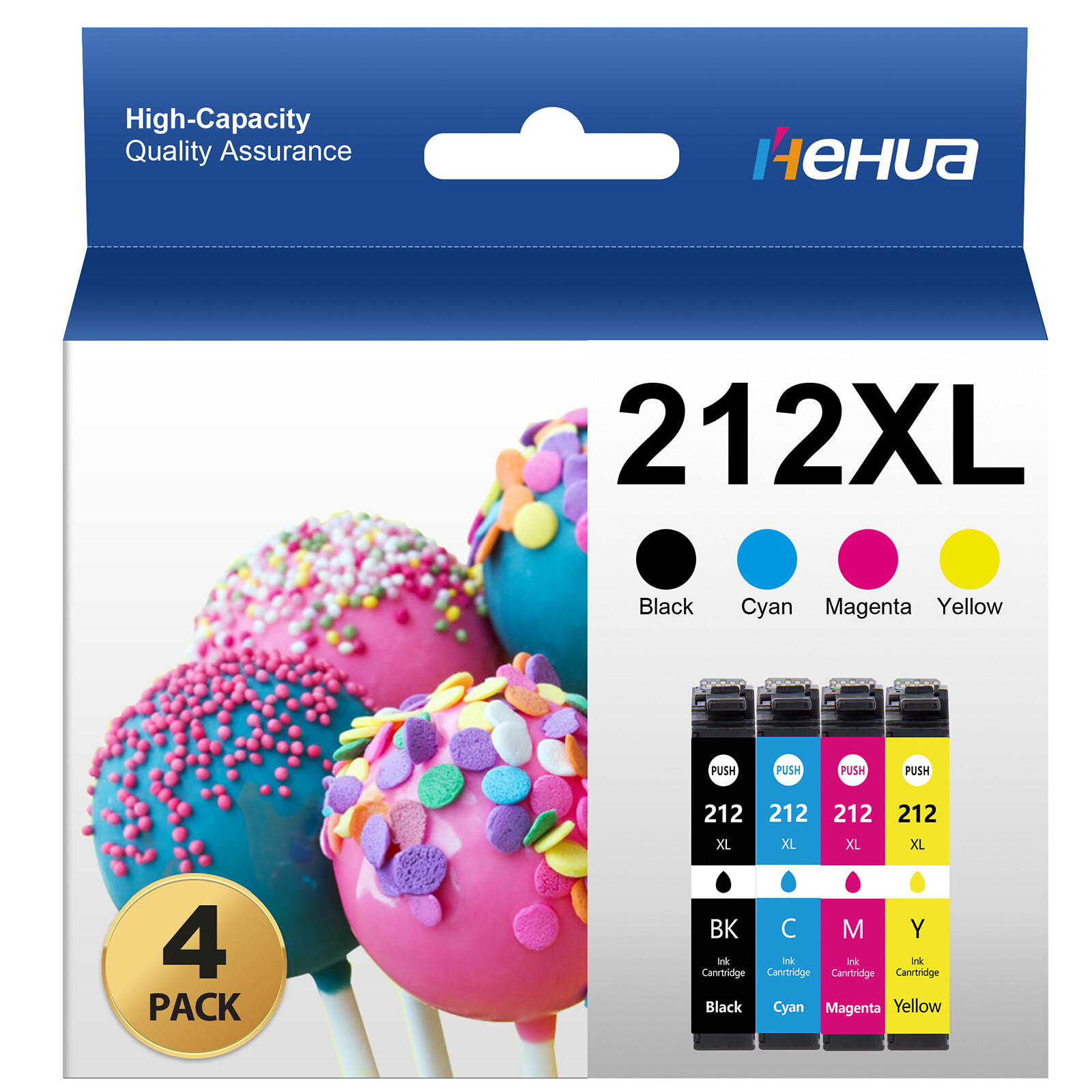 212XL T212XL Ink Cartridges For Epson Workforce WF-2850 XP-4100 XP-4105 Printer