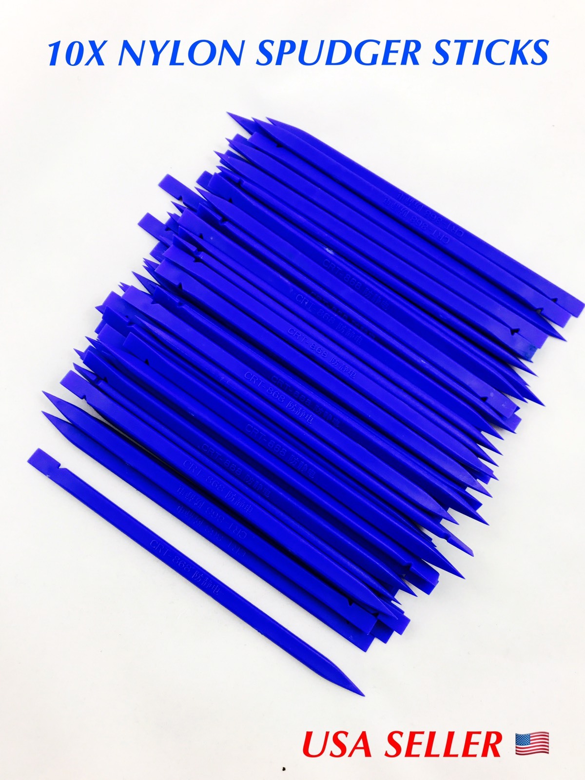 10X Blue Nylon Plastic Spudger sticks Opening Repair Tool iPhone iPad Laptop