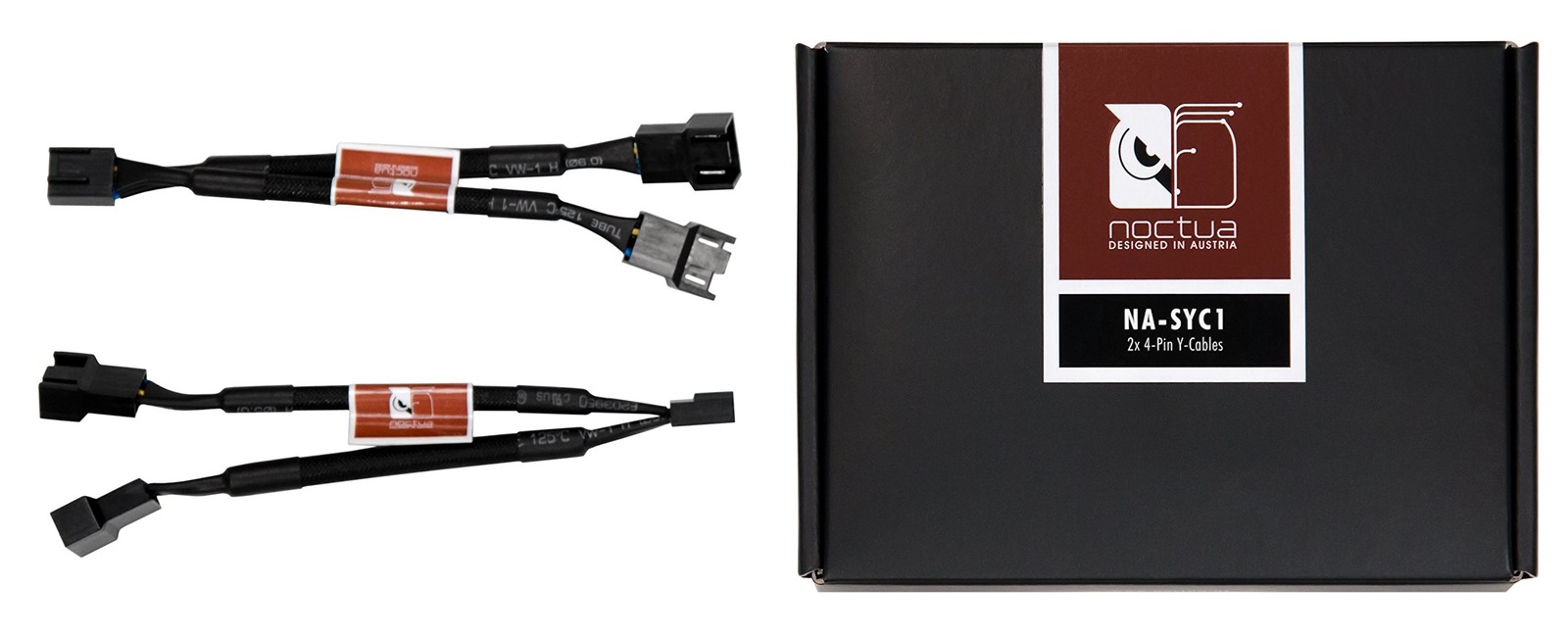 NA-SYC1, 2-Way PC Fan Splitter 2-Pack