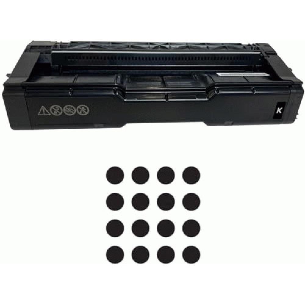 Fujitsu 434060 Black Toner Cartridge Ricoh Tonr C125 P C125 Mf