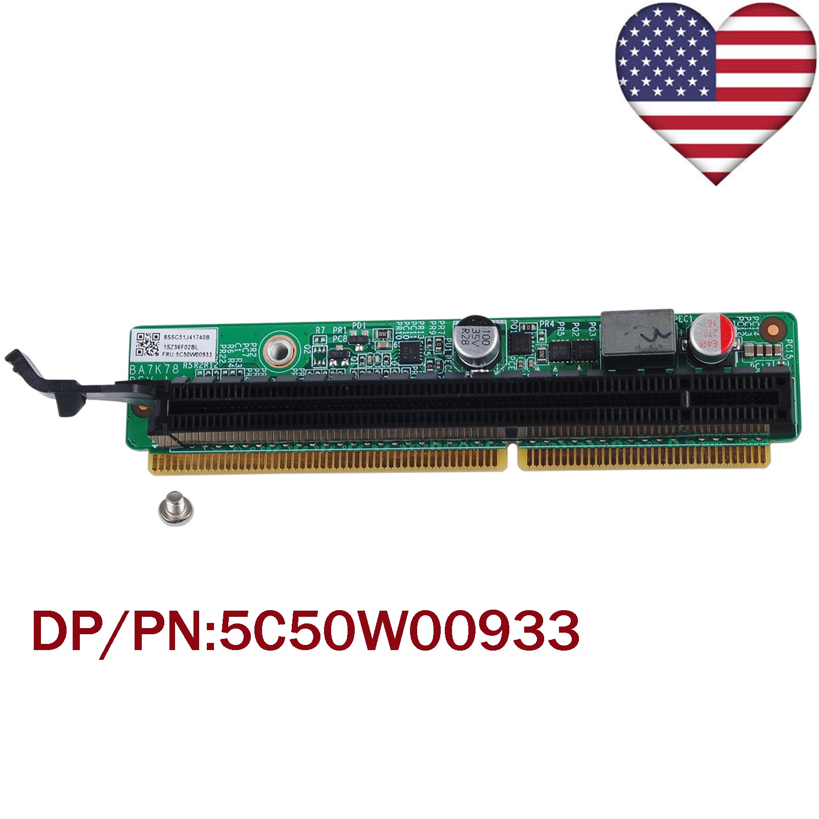 New Lenovo M90q Gen3 G3 P360 Tiny 8 P3 PCIex16 Riser Card 5C50W00933 5C50W00910