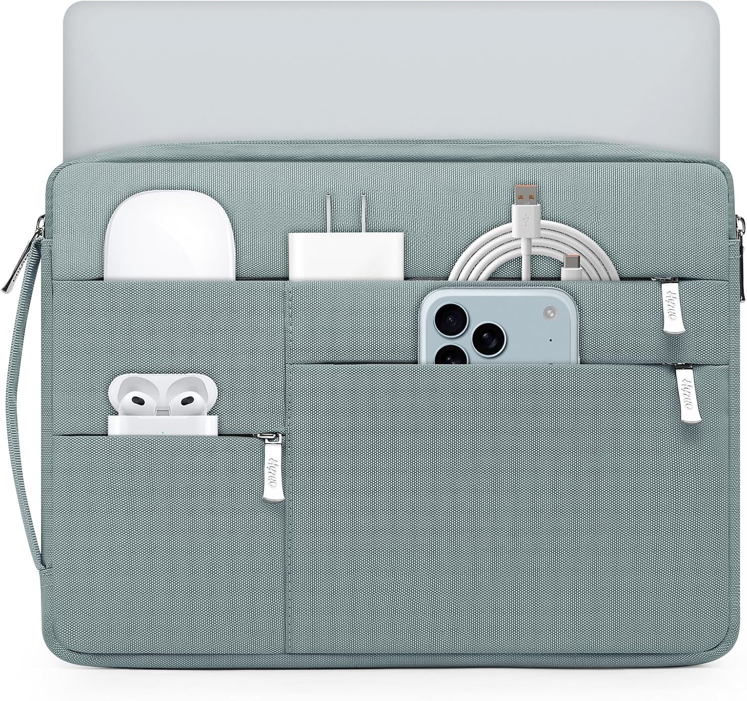 14-15 Inch Laptop Case Sleeve Bag for MacBook Air 15 M5, Ash Blue | MacBook Pro