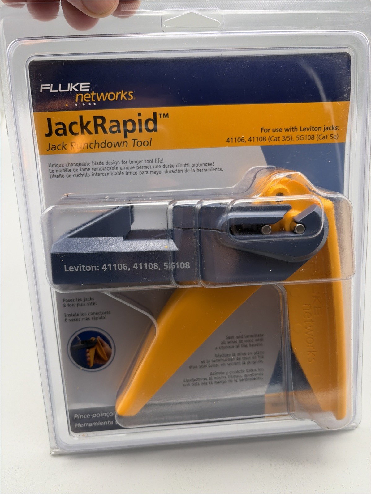 Fluke Networks JackRapid Jack Termination Tool 41106 41108 5G108 NEW SEALED