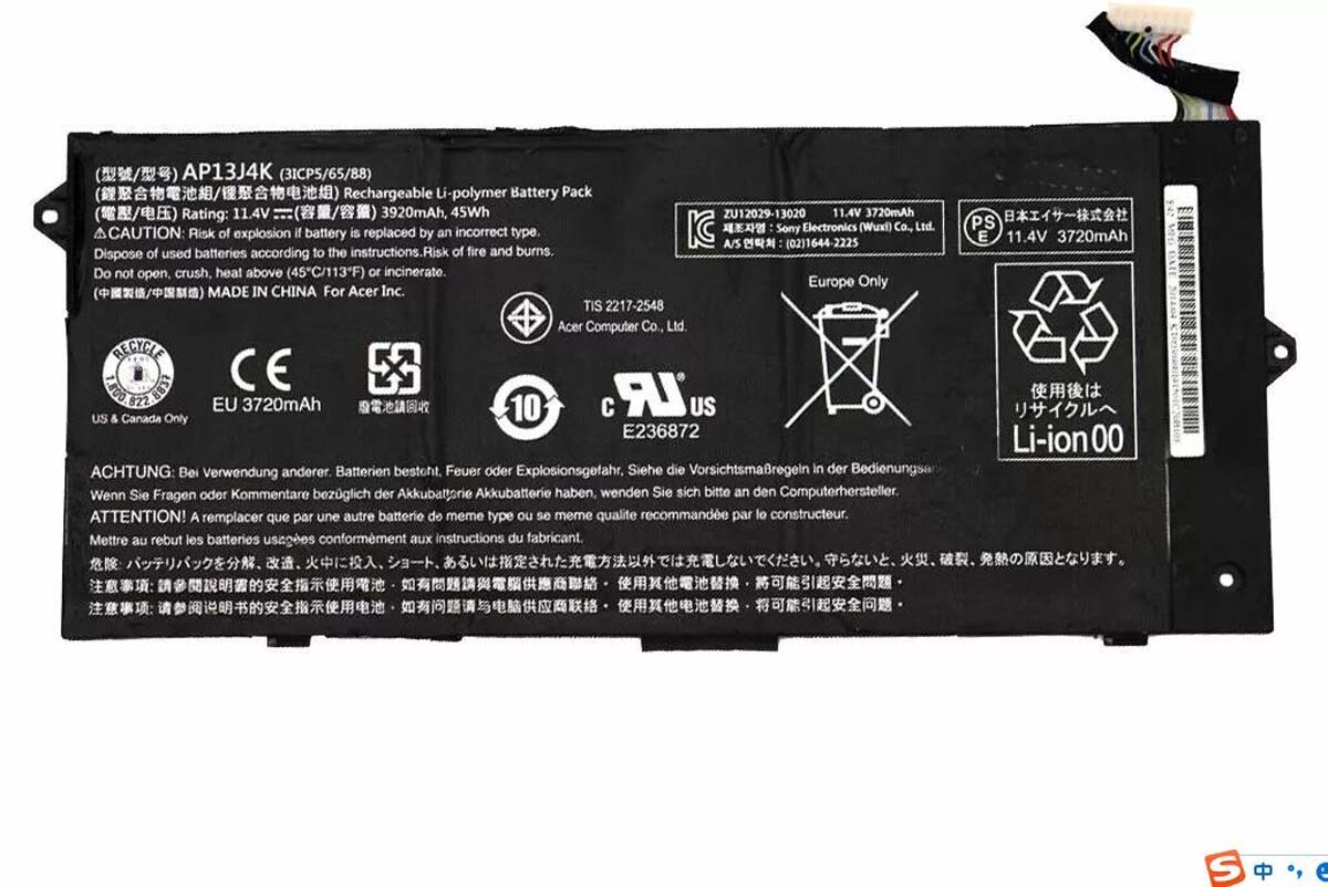 Genuine Battery AP13J4K AP13J3K For Acer Chromebook 314 CB314-1HT CB514 CB3-431