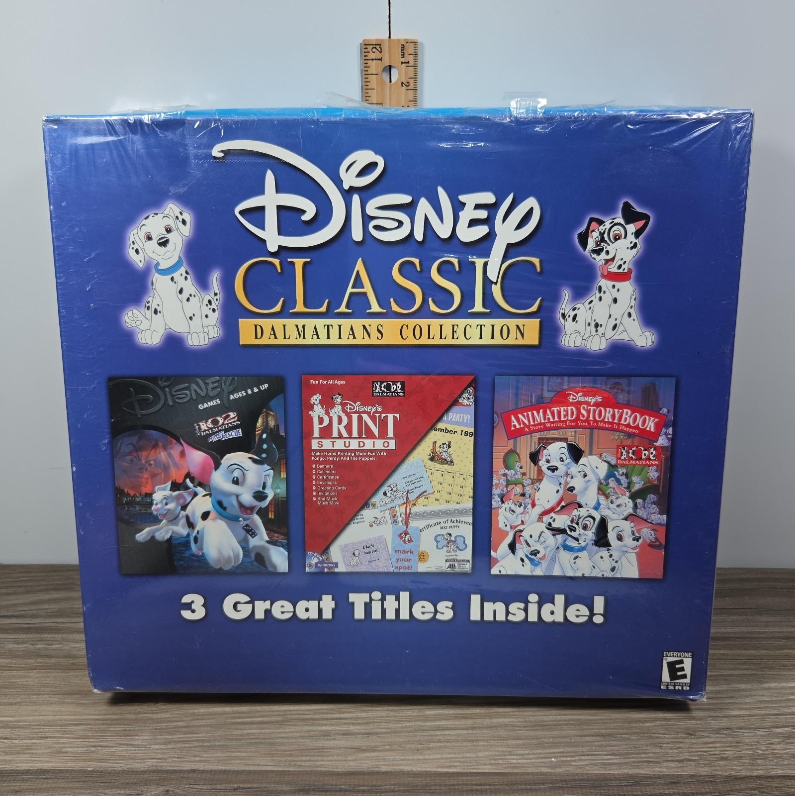 Disney 102 Dalmations, Print Studio, Animated Storybook 3 CD Windows 98 Sealed