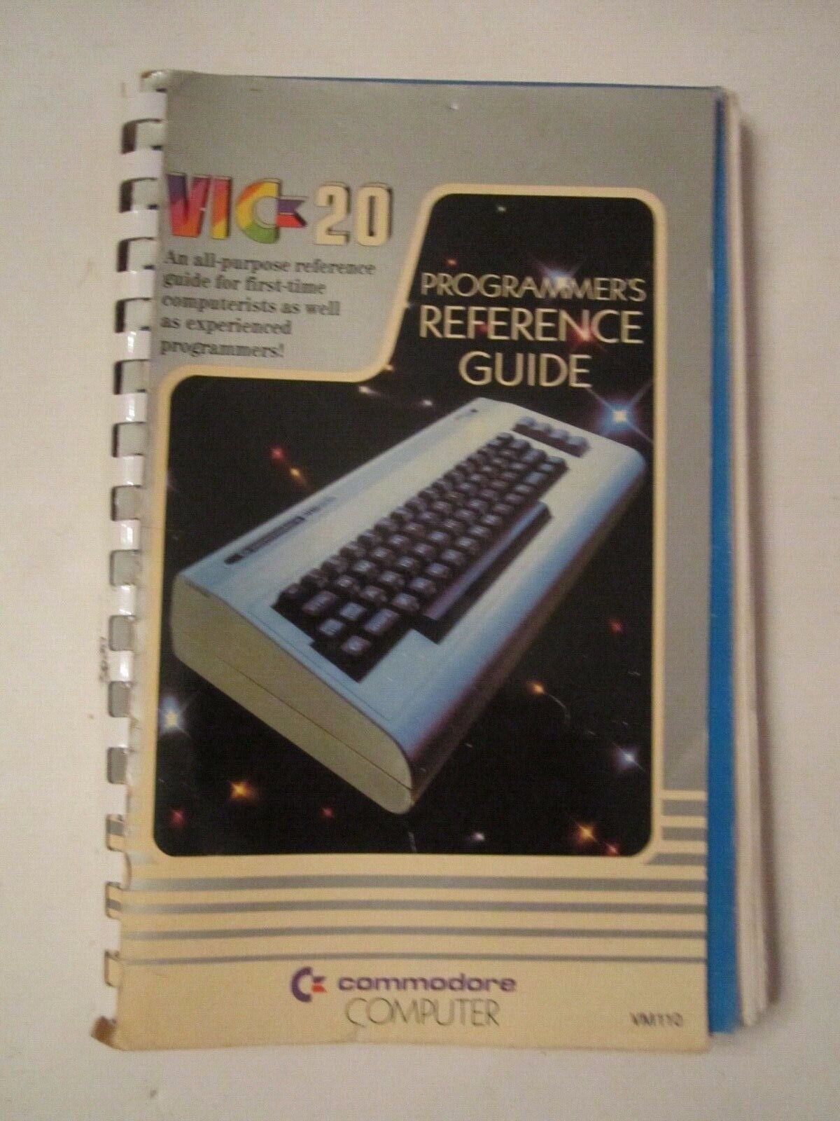 1982 COMMODORE COMPUTER GUIDE VIC-20 - PROGRAMMER\'S REFERRENCE GUIDE - BOX GW