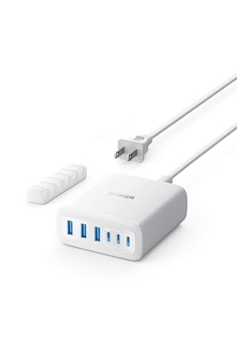 Anker 112W 6-Port GaN Charger (Compatible with MacBook PD Windows PC iPad iPhone