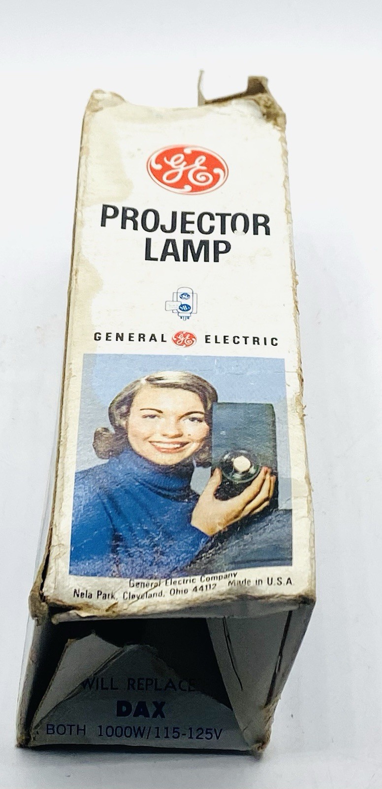 Vintage NEW Open Box GE Projector Lamp CTT/DAX 115-125V 1000W Z2