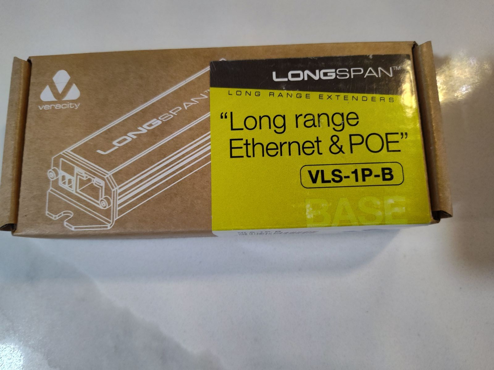 Veracity LONGSPAN Long Range Ethernet & PoE Extender VLS-1P-B