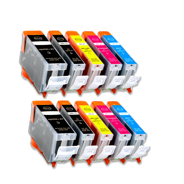 10 New Ink Set use for Canon PGI-5 CLI-8 (BK B C M Y) Pixma MP610 MP800 MX850