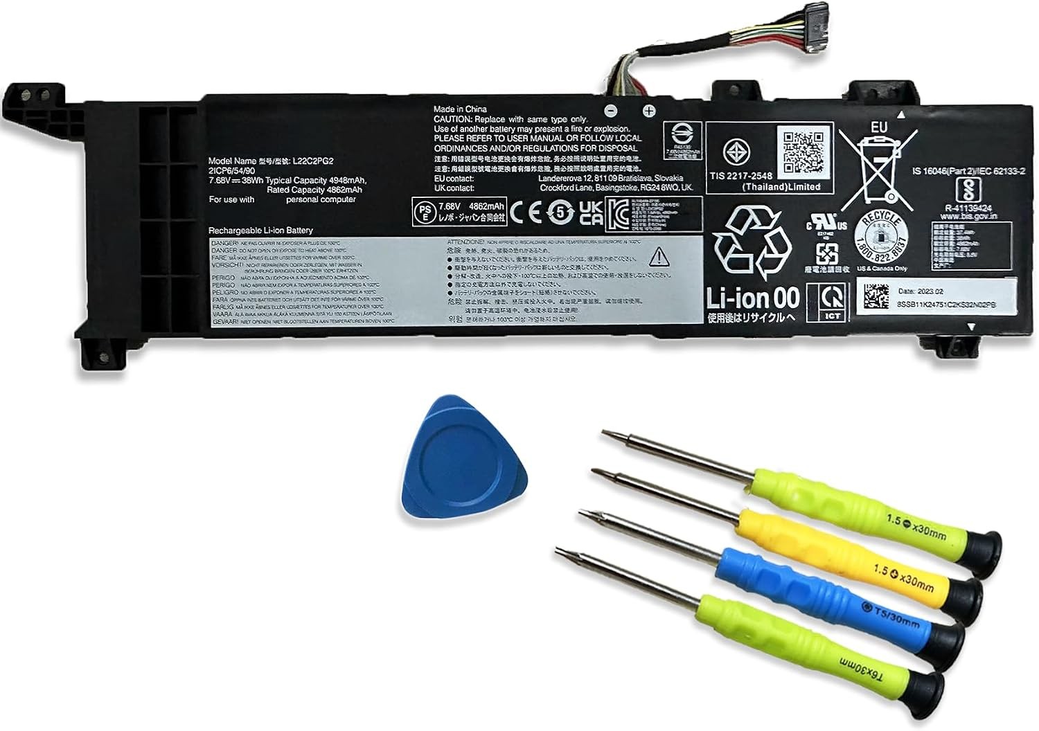 L22C2PG2 L22M2PG2 Laptop Battery Replacement for Lenovo V14 V15 G4 AMN IAN 82YT