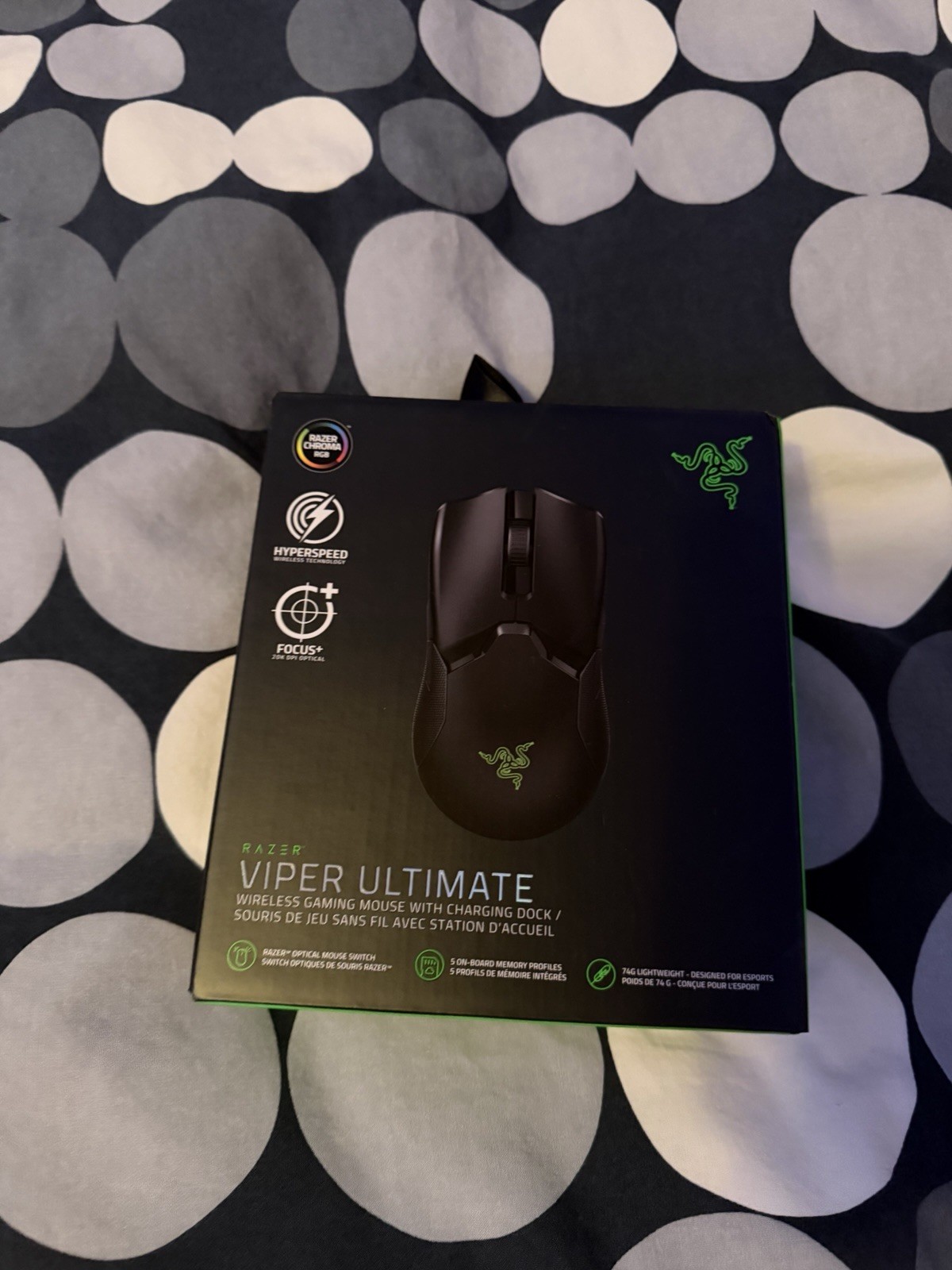 Razer Viper Ultimate RC30-030501 Wireless Optical Gaming Mouse with Dock - Black