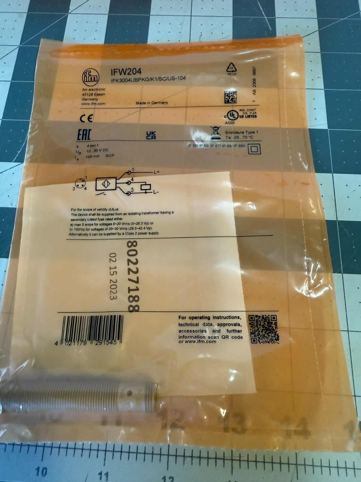 Brand New IFM Proximity switch IFW204 sensor