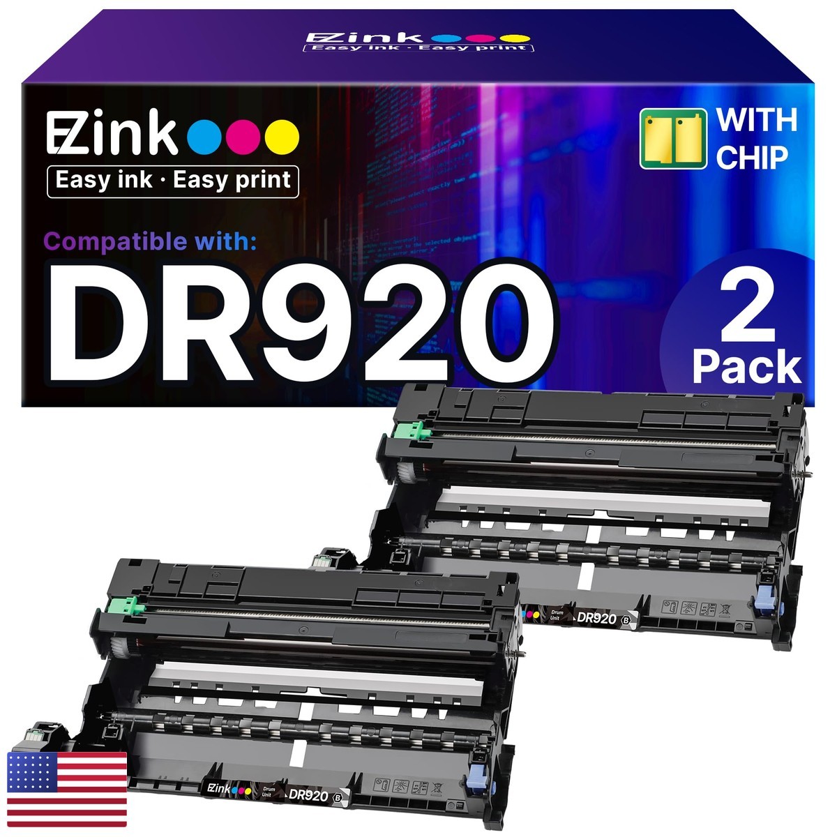 E-Z Ink Drum Unit for Brother DR 920 HL-L5210DN Printer High Yield