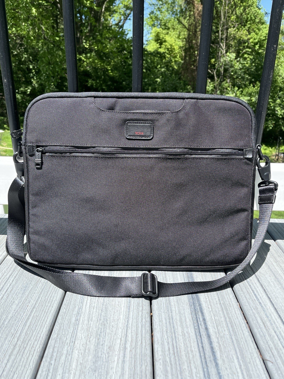 Tumi Alpha Series Crossbody Laptop Briefcase