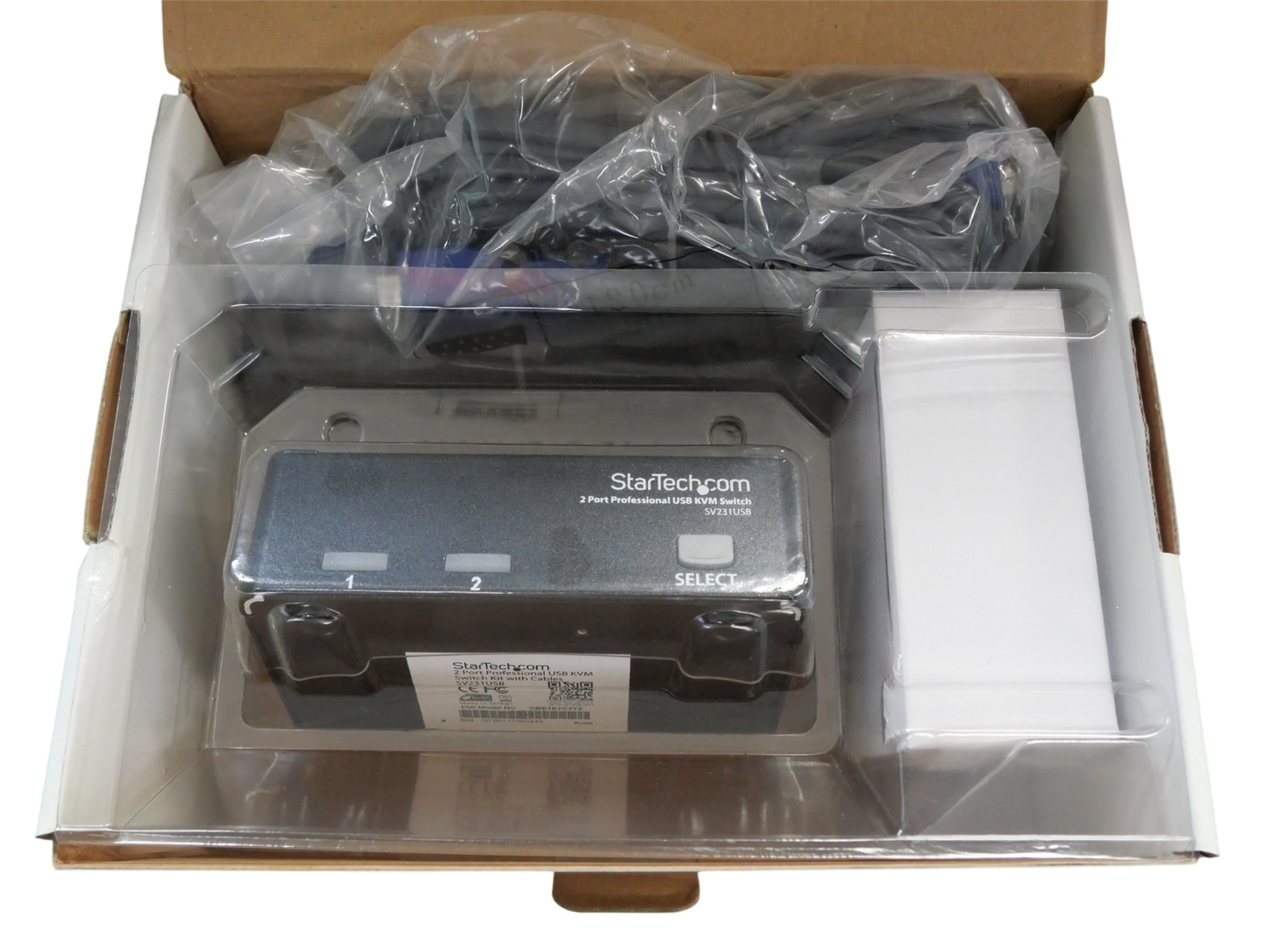 StarTech.com (SV231USB) 2-Ports External KVM switch USB
