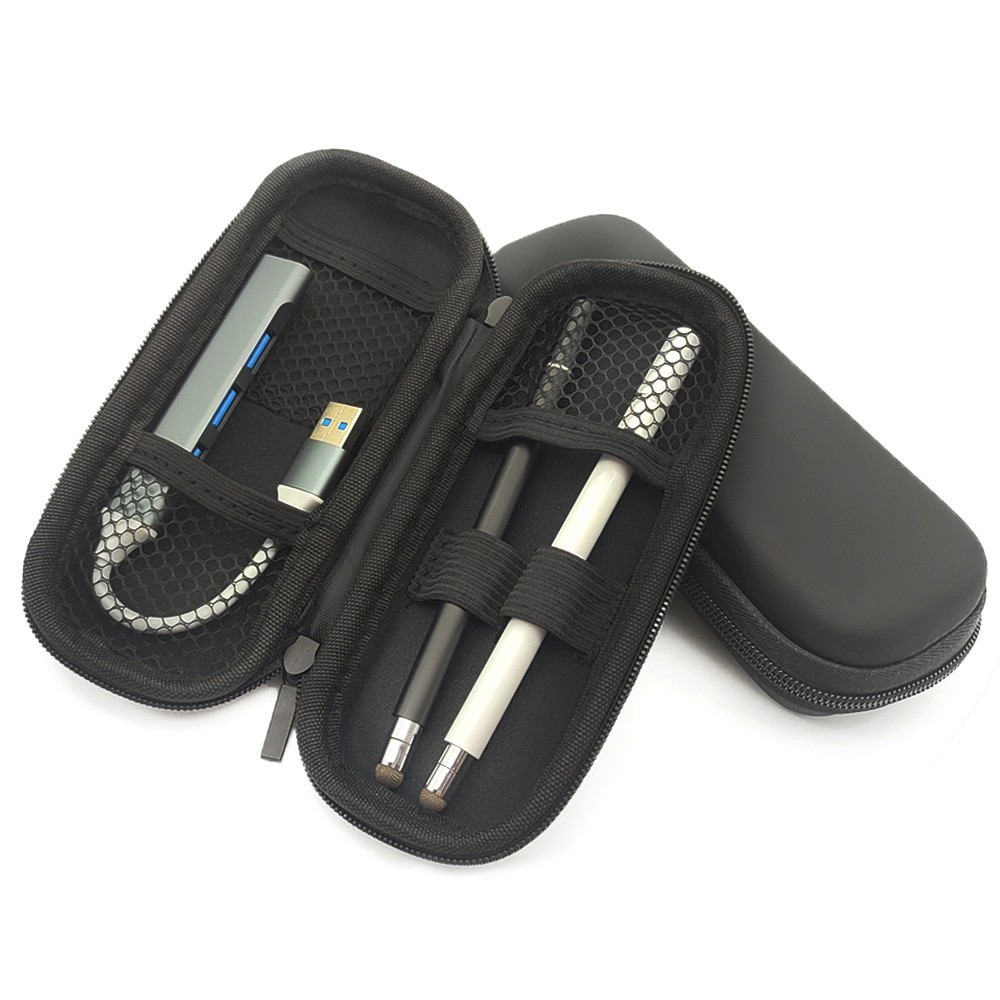 2Pcs Cable Case Cell Phones Storage Bag Electronic Travel Pen Connectors Bags